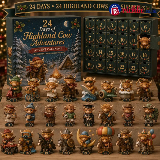 🔥🐮 24 Days of Highland Cow Advent Calendar