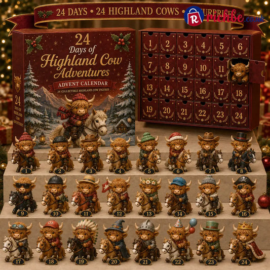 🔥🐮 24 Days of Knight Highland Cattle Advent Calendar - Knight Highland Cattle Advent Calendar