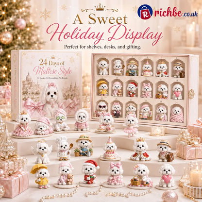 24 Days Of Maltese Dog Advent Calendar