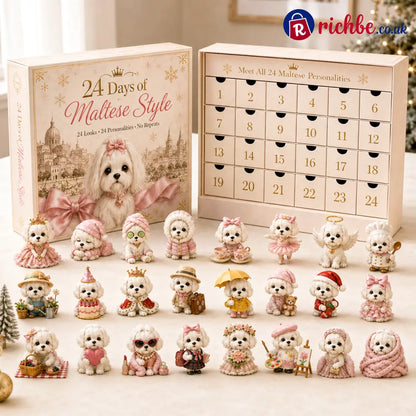 24 Days Of Maltese Dog Advent Calendar