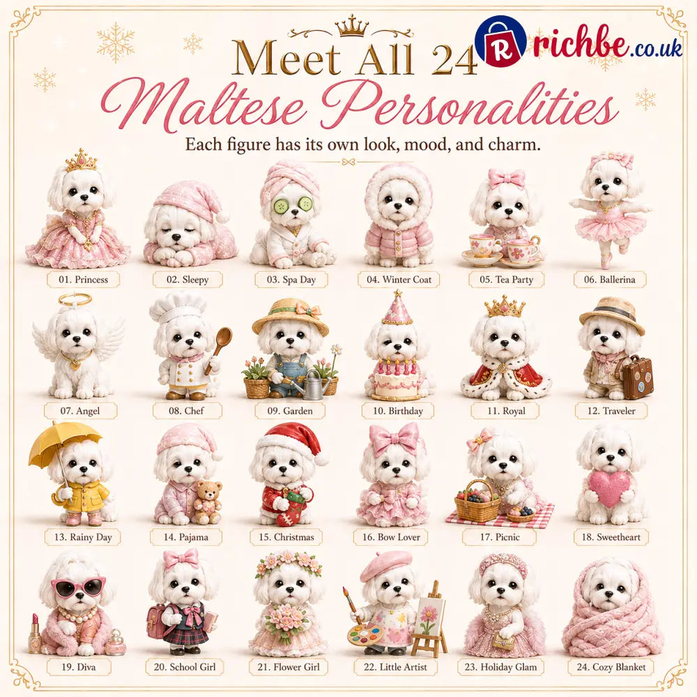 24 Days Of Maltese Dog Advent Calendar