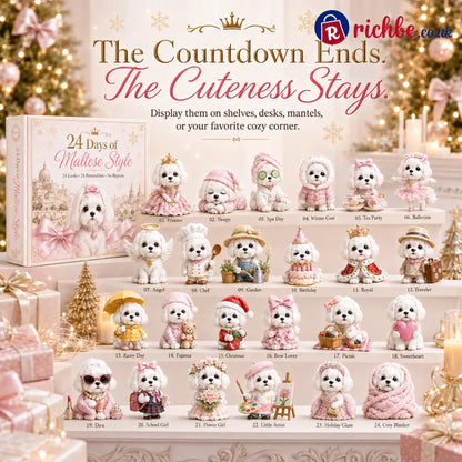 24 Days Of Maltese Dog Advent Calendar