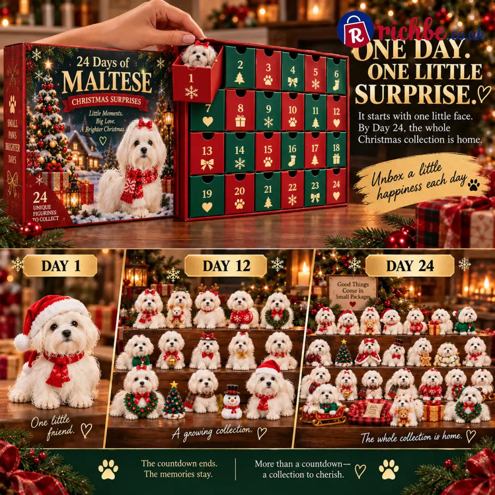 24 Days of Maltese Joy – A Christmas Collection of Little Moments & Big Love🐾❤️