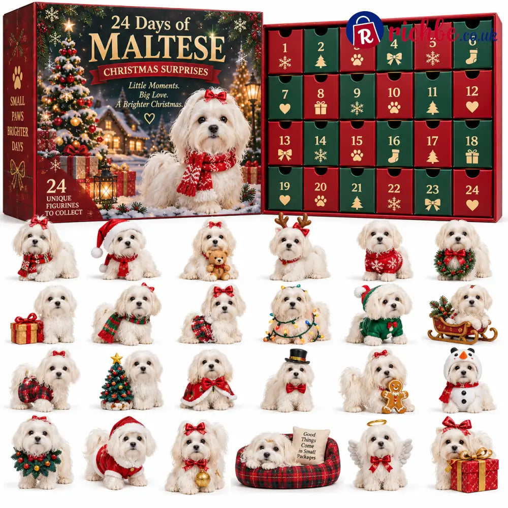 24 Days of Maltese Joy – A Christmas Collection of Little Moments & Big Love🐾❤️