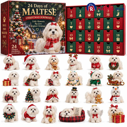 24 Days of Maltese Joy – A Christmas Collection of Little Moments & Big Love🐾❤️