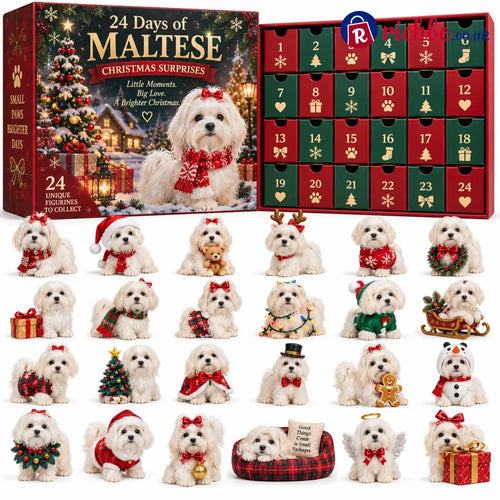 24 Days of Maltese Joy – A Christmas Collection of Little Moments & Big Love🐾❤️