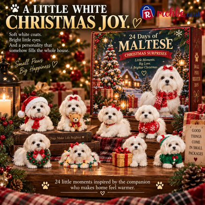 24 Days of Maltese Joy – A Christmas Collection of Little Moments & Big Love🐾❤️