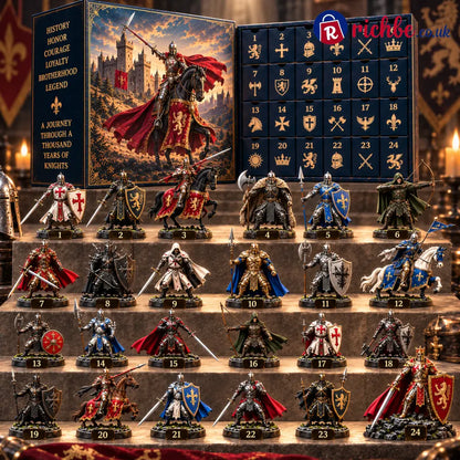 ⚔️ 24 Days of Medieval Legends – 24 Unique Knight Collectible Figures 🏰