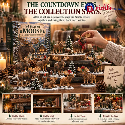 🌲24 Days of Moose – 24-Piece North Woods Christmas Collection