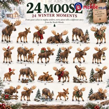 🌲24 Days of Moose – 24-Piece North Woods Christmas Collection