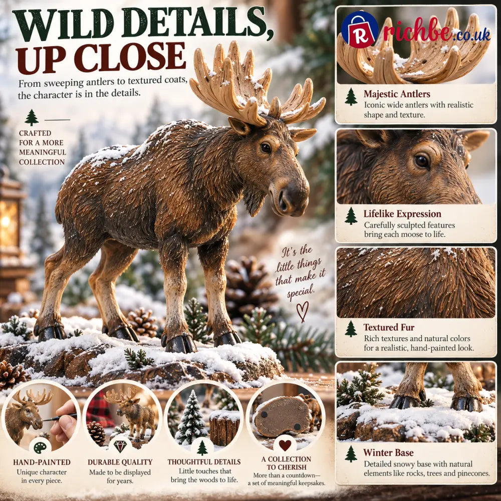 🌲24 Days of Moose – 24-Piece North Woods Christmas Collection