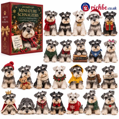 🎁24 Days of Schnauzer Love – A Little Bearded Friend Every Day🔥