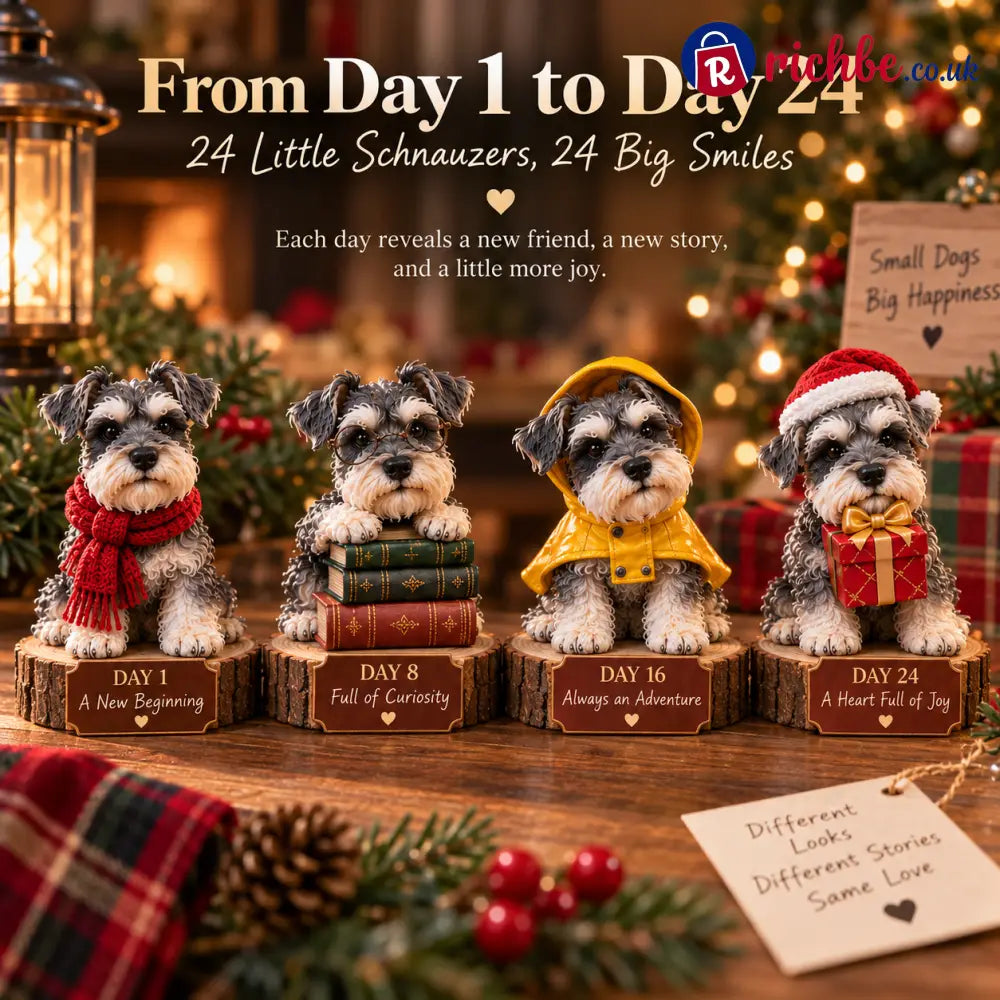 🎁24 Days of Schnauzer Love – A Little Bearded Friend Every Day🔥