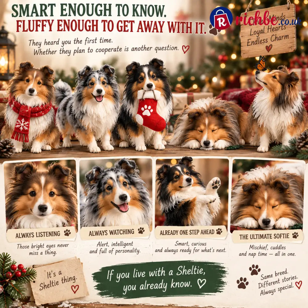 24 Days of Sheltie Joy, 24 Fluffy Personalities One Loyal Little Pack 🐾❤️
