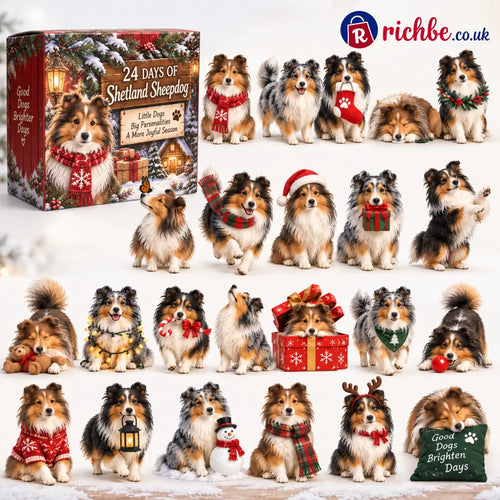 24 Days of Sheltie Joy, 24 Fluffy Personalities One Loyal Little Pack 🐾❤️