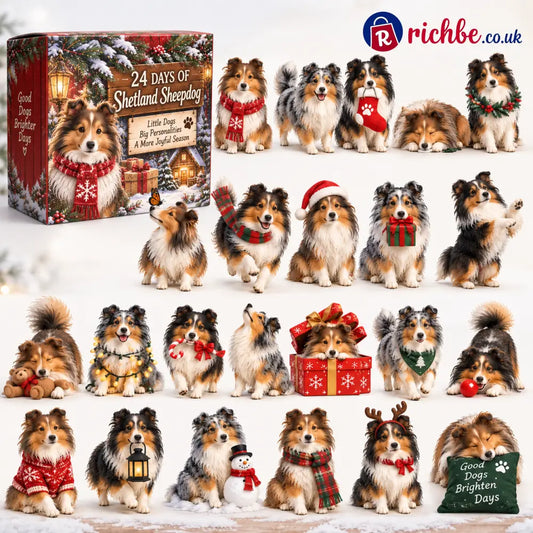 24 Days of Sheltie Joy, 24 Fluffy Personalities One Loyal Little Pack 🐾❤️