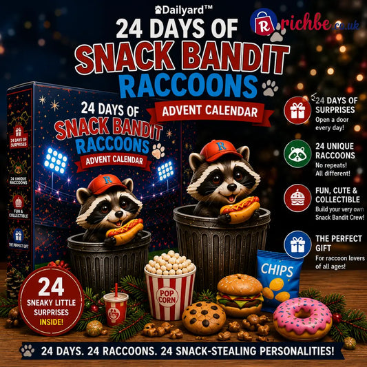 🦝 24 Days of Snack Bandit Raccoons Advent Calendar