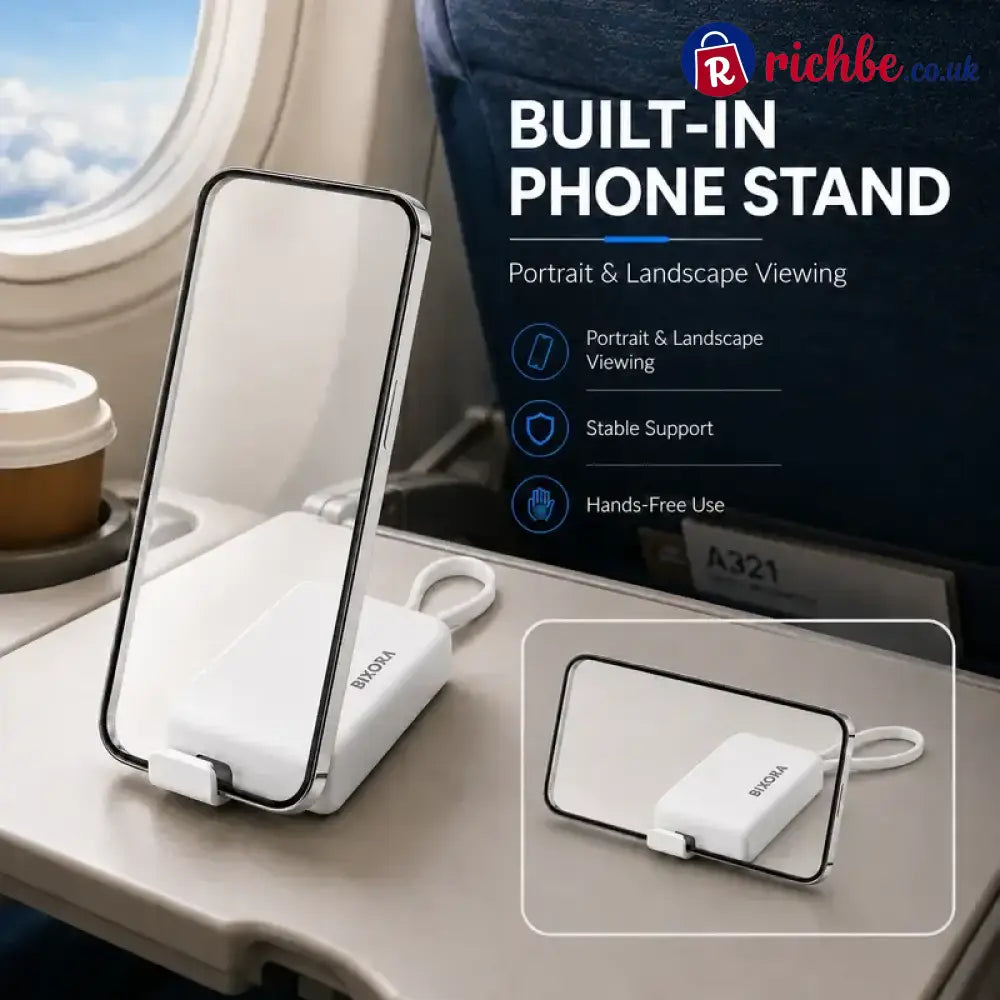 🧳 240W Pocket All-in-One Travel Tech Kit – USB-C Cable Multi-Adapters 480Mbps Data Sync SIM/TF Storage & Phone Stand 🛫✨