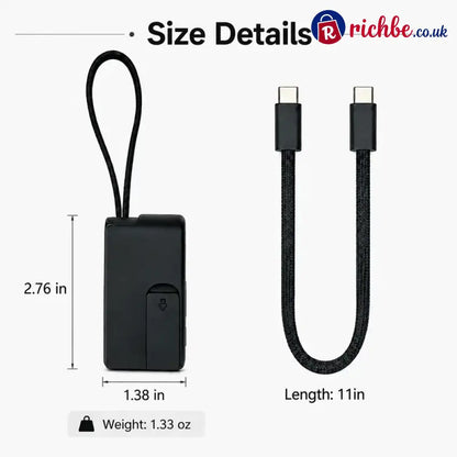 🧳 240W Pocket All-in-One Travel Tech Kit – USB-C Cable Multi-Adapters 480Mbps Data Sync SIM/TF Storage & Phone Stand 🛫✨