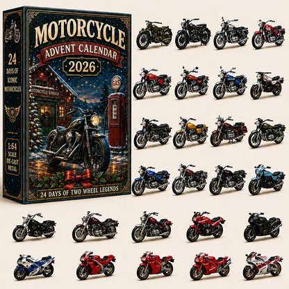 🔥😍🏍️🎄 Motorcycle Advent Calendar 2026 – 24 Days of Two-Wheel Legends 🎁🔥