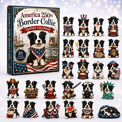 CHRISMAST KICKOFF 48% OFF - 2026 Grassland Running Sheepdog Blind Box - 24-Day Festive Countdown, Acrylic Charms Blind Box - Gift For Dog Lovers