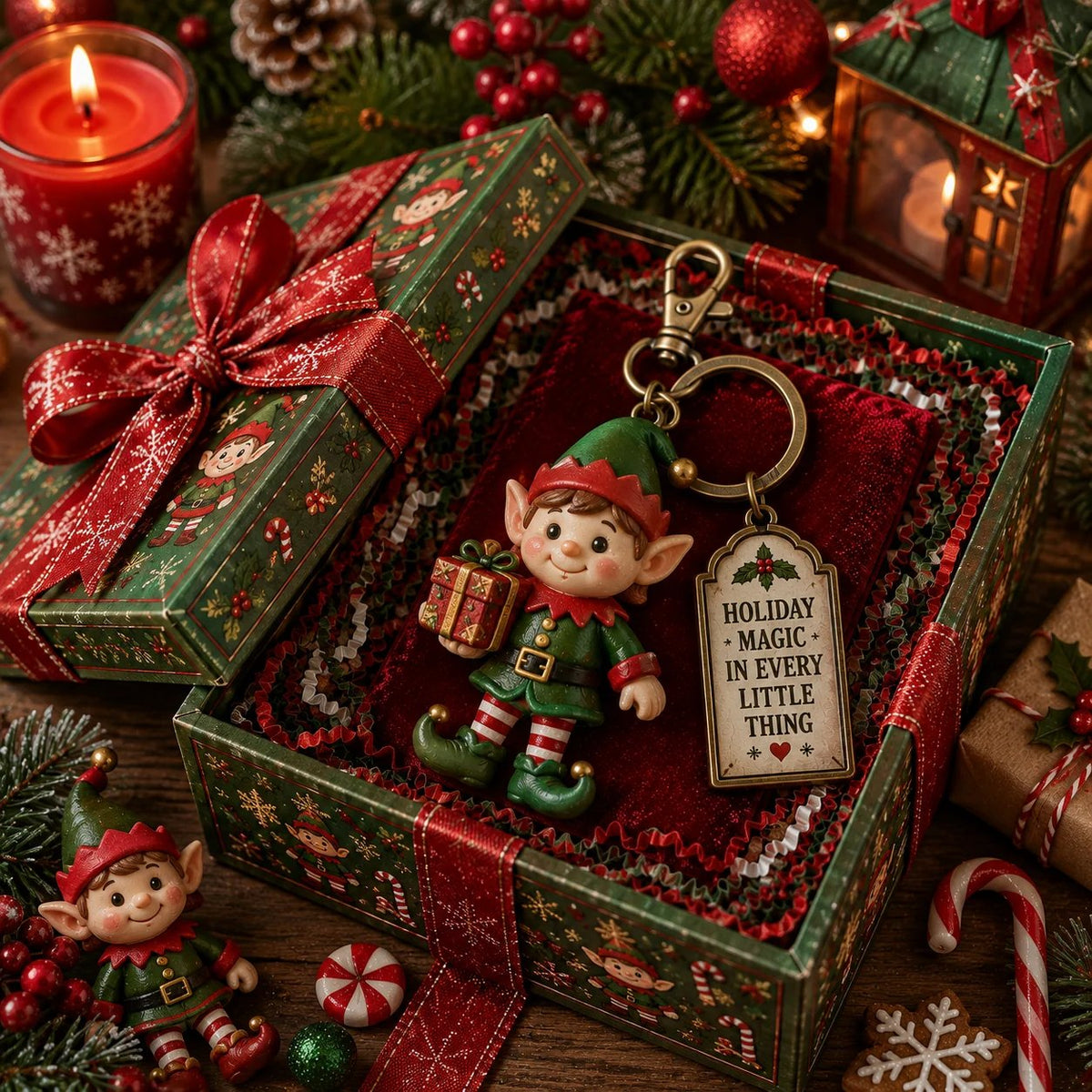🔥Last Day 49% OFF🎄 2026 Christmas Character Keychain Gift Box🎁