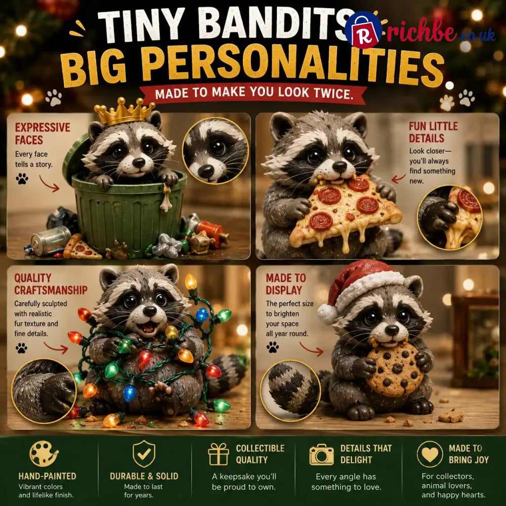 🦝2D Backyard Bandits Advent Calendar – 24 Days of Tiny Trouble - Hot Sales🔥🔥