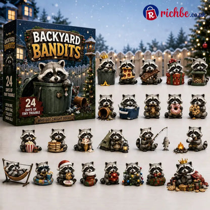 🦝2D Backyard Bandits Advent Calendar – 24 Days of Tiny Trouble - Hot Sales🔥🔥