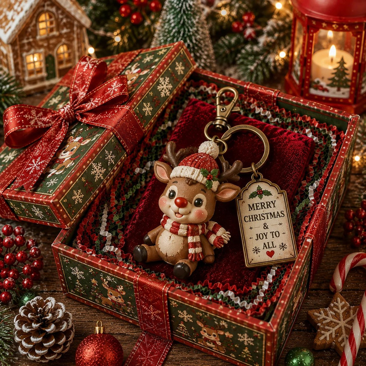 🔥Last Day 49% OFF🎄 2026 Christmas Character Keychain Gift Box🎁