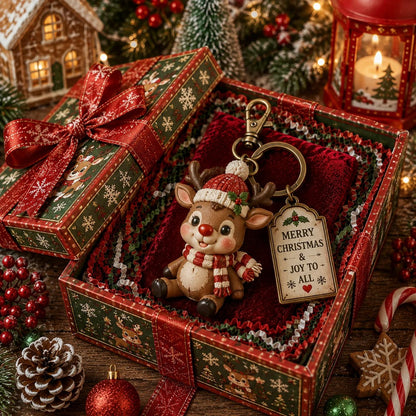 🔥Last Day 49% OFF🎄 2026 Christmas Character Keychain Gift Box🎁