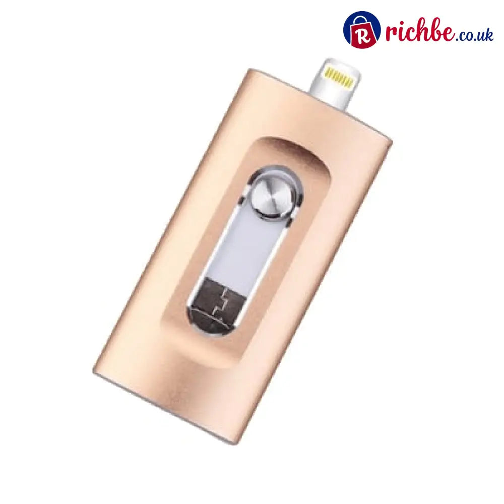 ✨3-in-1 High-Capacity USB Drive with Fingerprint Security（for iPhone） - 8GB