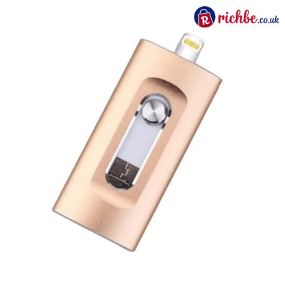 ✨3-in-1 High-Capacity USB Drive with Fingerprint Security（for iPhone） - 8GB