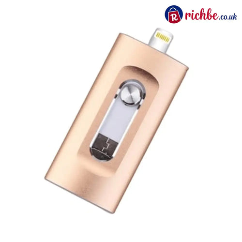 ✨3-in-1 High-Capacity USB Drive with Fingerprint Security（for iPhone） - 8GB
