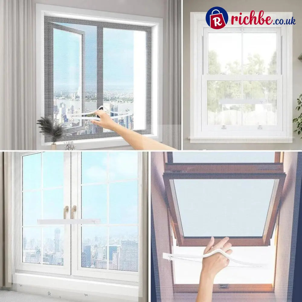 3-Second Fit Window Mesh, Blocks virtually all bugs🦟 - Houseware & Kitchen