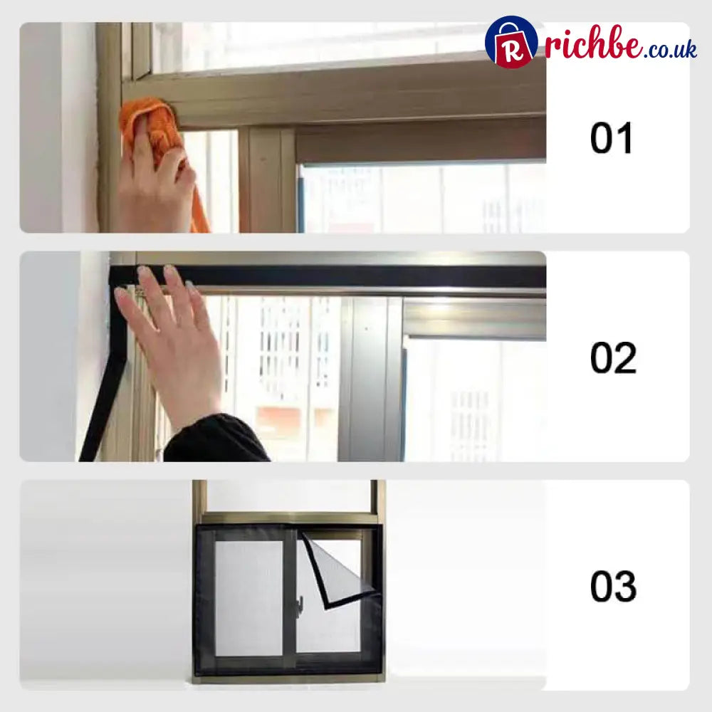 3-Second Fit Window Mesh, Blocks virtually all bugs🦟 - Houseware & Kitchen