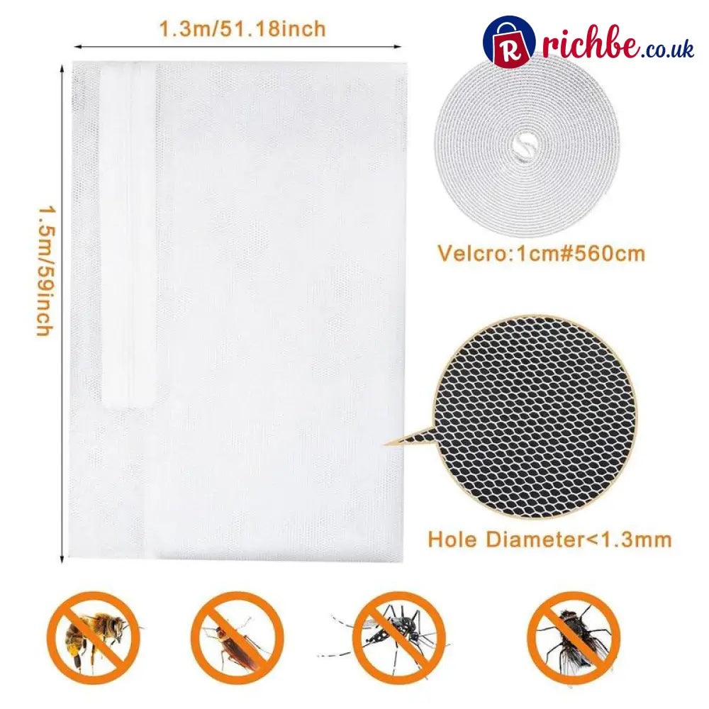 3-Second Fit Window Mesh, Blocks virtually all bugs🦟 - Houseware & Kitchen