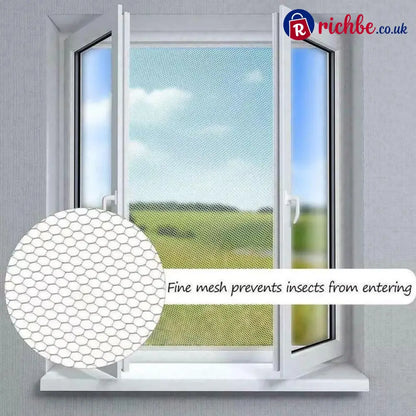 3-Second Fit Window Mesh, Blocks virtually all bugs🦟 - Houseware & Kitchen