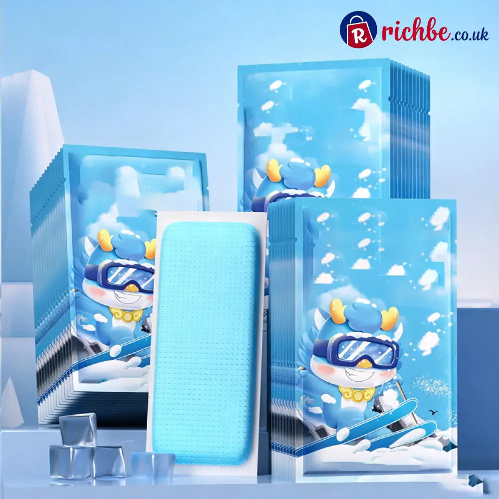 ❄️ 30% OFF NOW! 🥳 Skin-Friendly Instant Cooling Relief Patches – Gentle & refreshing – Soothes sunburn fevers or muscle