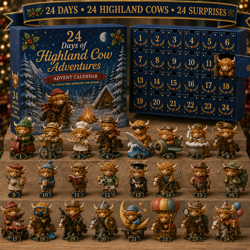 🔥🐮 24 Days of Highland Cow Advent Calendar