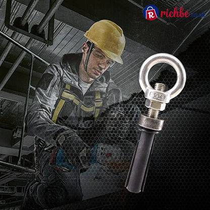 🔩 304 Stainless Steel Eye Bolt Expansion Anchor – Closed Eye Ring Concrete & Brick - Tools & Gadgets