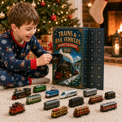 Trains & Rail Vehicles Advent Calendar 2026 – 24 Railway Surprises