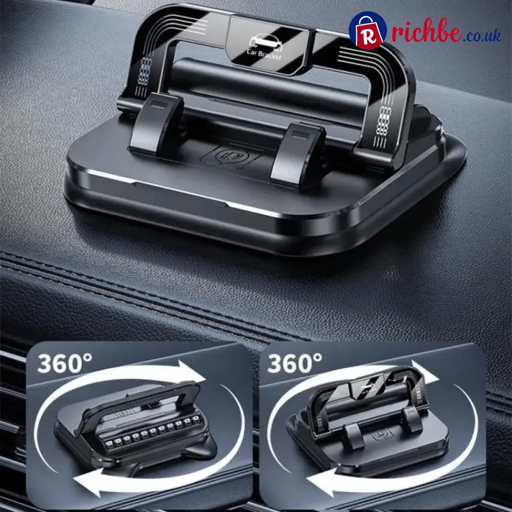 360 Degree Rotation Dashboard Phone Holder