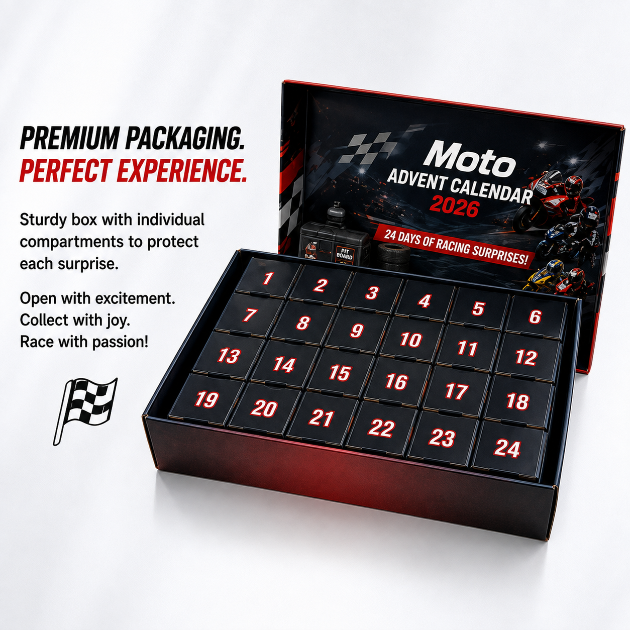 2026 MOTO Racing Advent Calendar – 24 Days of Motorcycle Racing Surprises