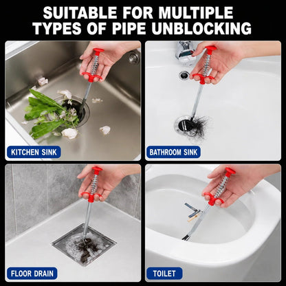 🔥🚿Professional Drain Clog Remover Tool – A Must-Have For Every Home