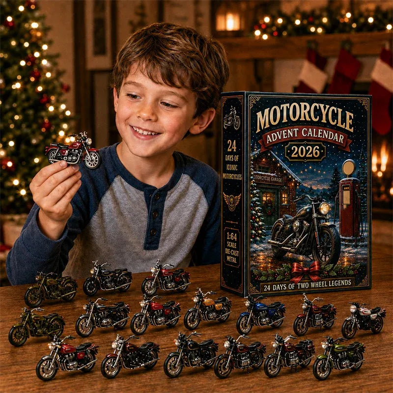 🔥😍🏍️🎄 Motorcycle Advent Calendar 2026 – 24 Days of Two-Wheel Legends 🎁🔥