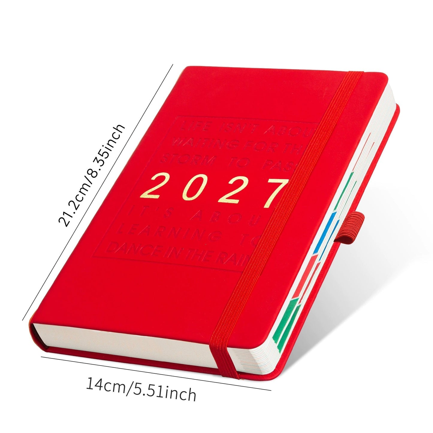 📅  📓 2027 Calendar Notebook – A5, one day per sheet, date-marked – Ideal for daily logs & future reference ✨