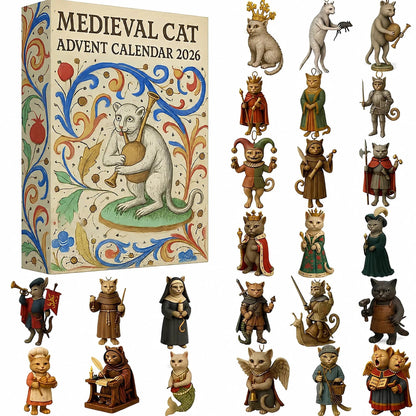 🔥Limited Edition, Only 100 Sets Left! - ✨Medieval Cat Advent Calendar 2026