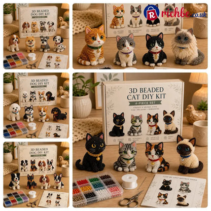 🐾 3D Beaded Pet DIY Kit