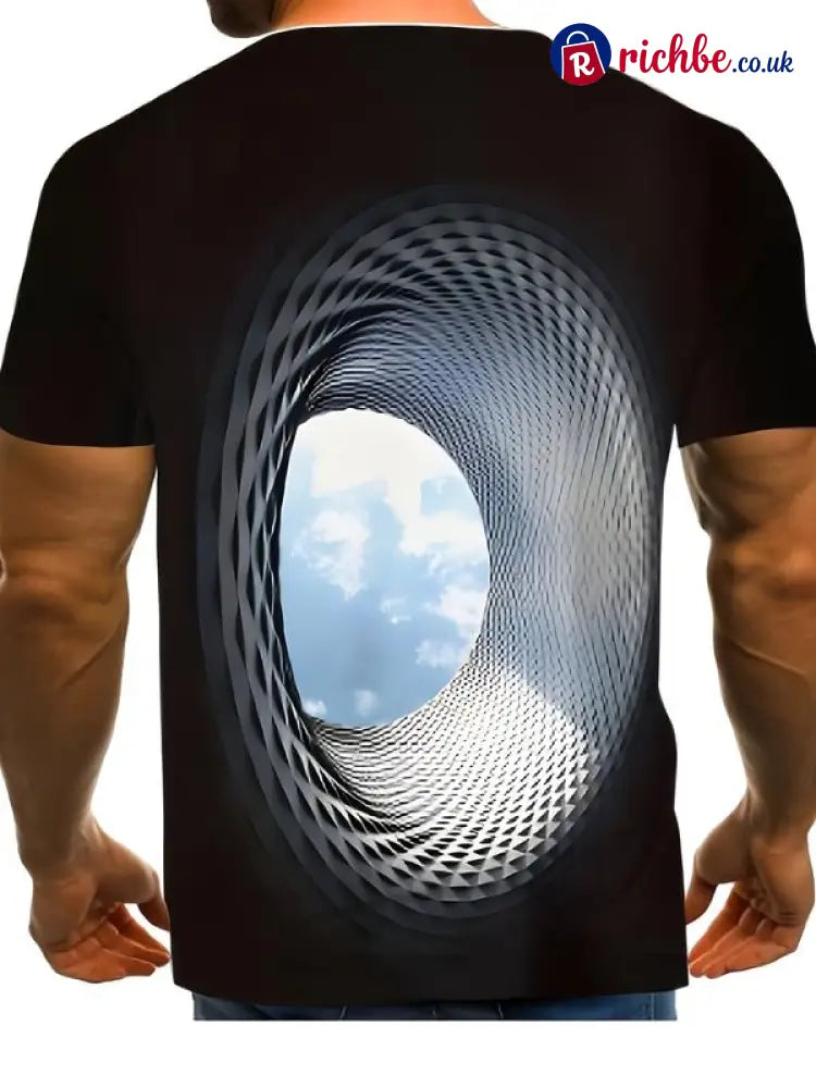 3D Digital Printing Fashion Trend Casual Men’s Short-Sleeved T-shirt
