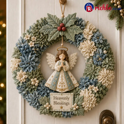 🔥49% Off Last Day - BUY 2 GET 1 FREE🔥🎄 3D Fabric Poke Wreath DIY Kit2